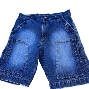 Y2K Sean John Dark Blue Denim Shorts